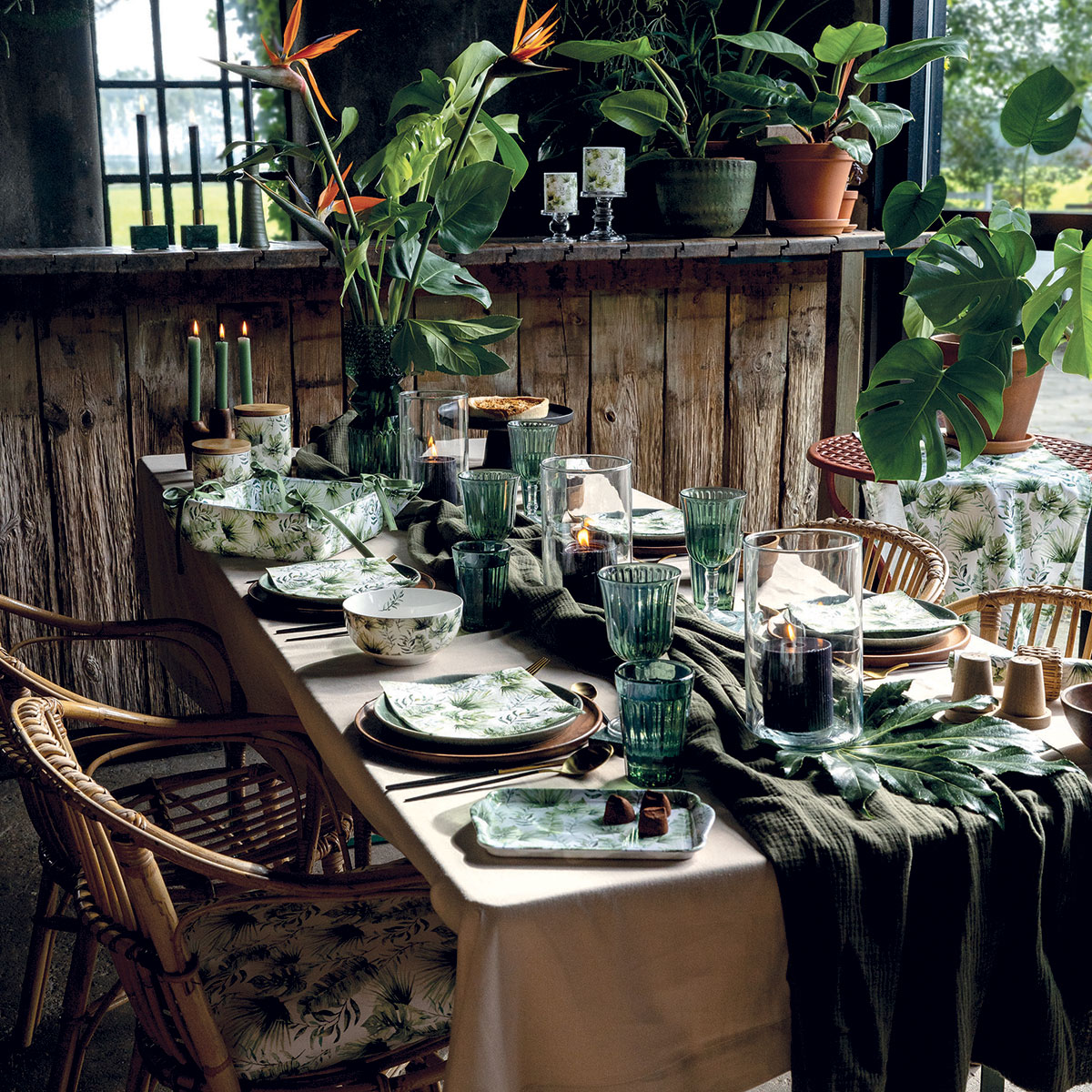 Bol en Porcelaine fine Jungle