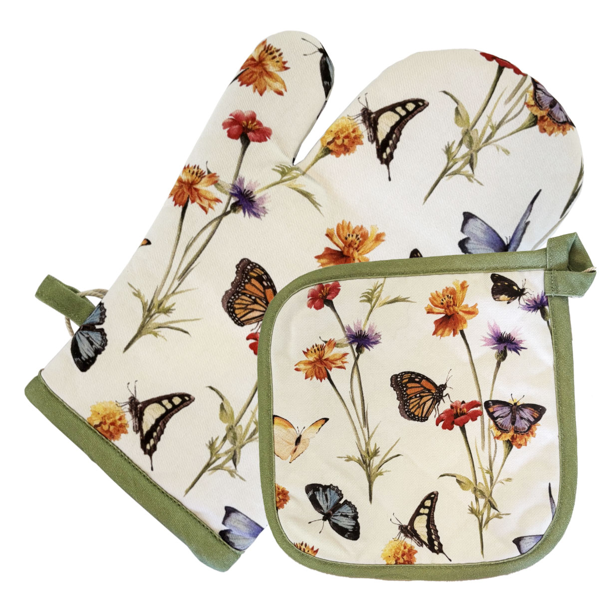 Gant de Cuisine Jardin de Papillons