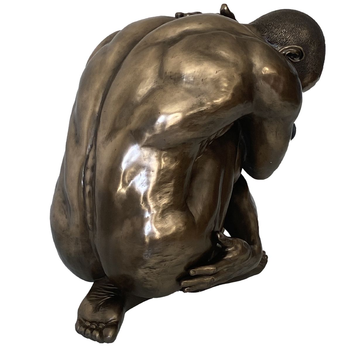 Figurine Body Talk Men Vronse - Homme nu Assis XXL 44 cm