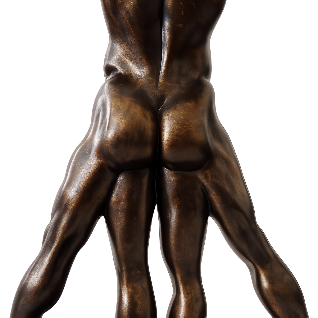 Figurine L�onard de Vinci � L�Homme de Vitruve 41 cm