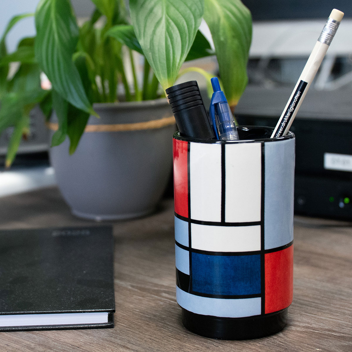 Pot � crayons Mondrian en C�ramique