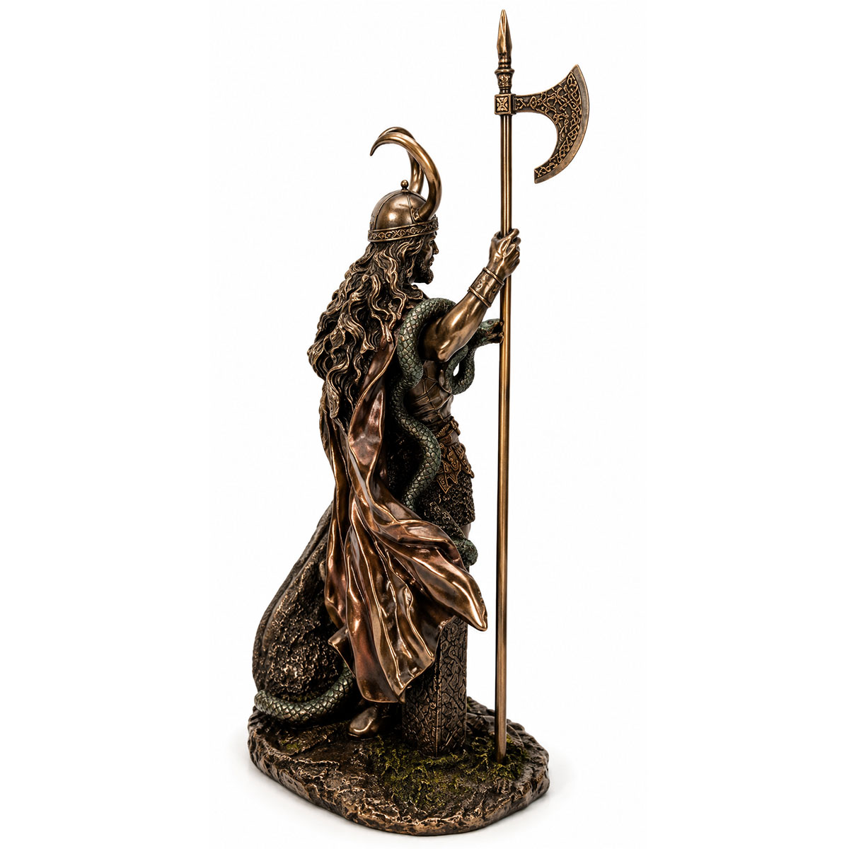 Statue Loki en r�sine aspect bronze 32,5 cm