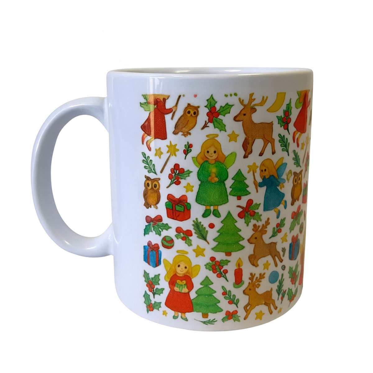 Mug anges et rennes  Collection Nol - 325 ml