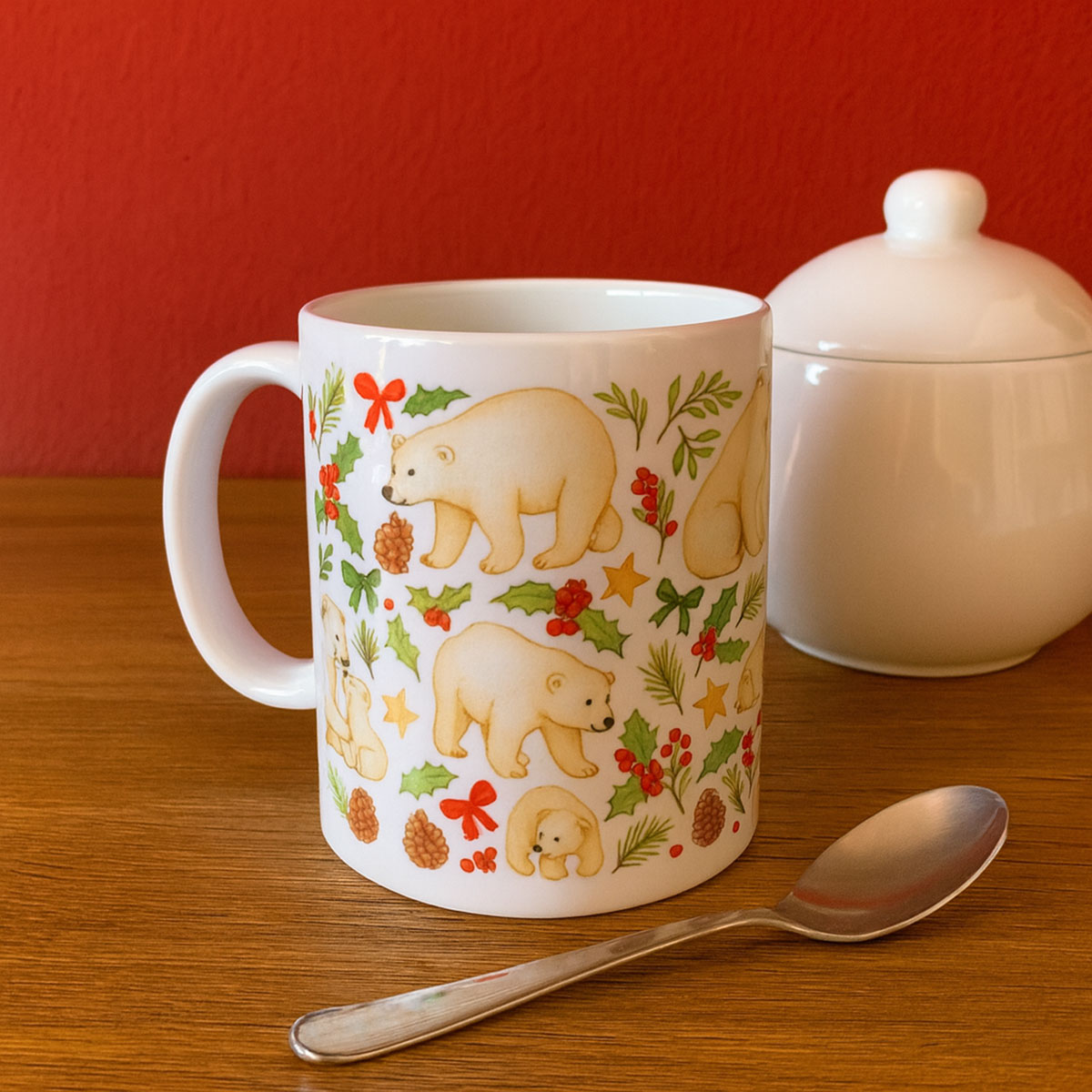 Mug ours polaires  Collection Nol - 325 ml