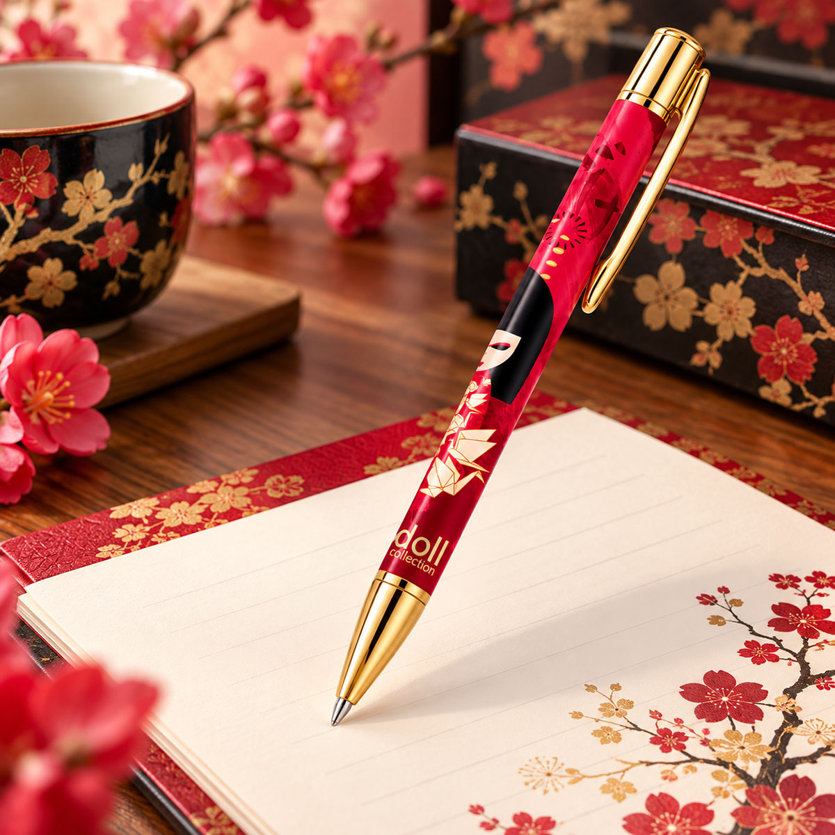 Stylo bille Kimmidoll Nozomi Espoir r�tractable 14 cm