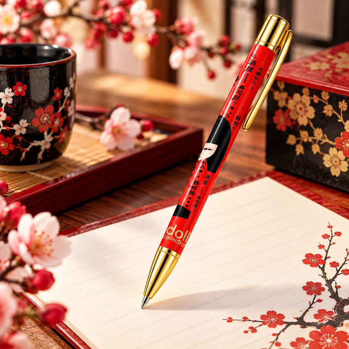 Stylo bille Kimmidoll Yukina Guidance r�tractable � 14 cm
