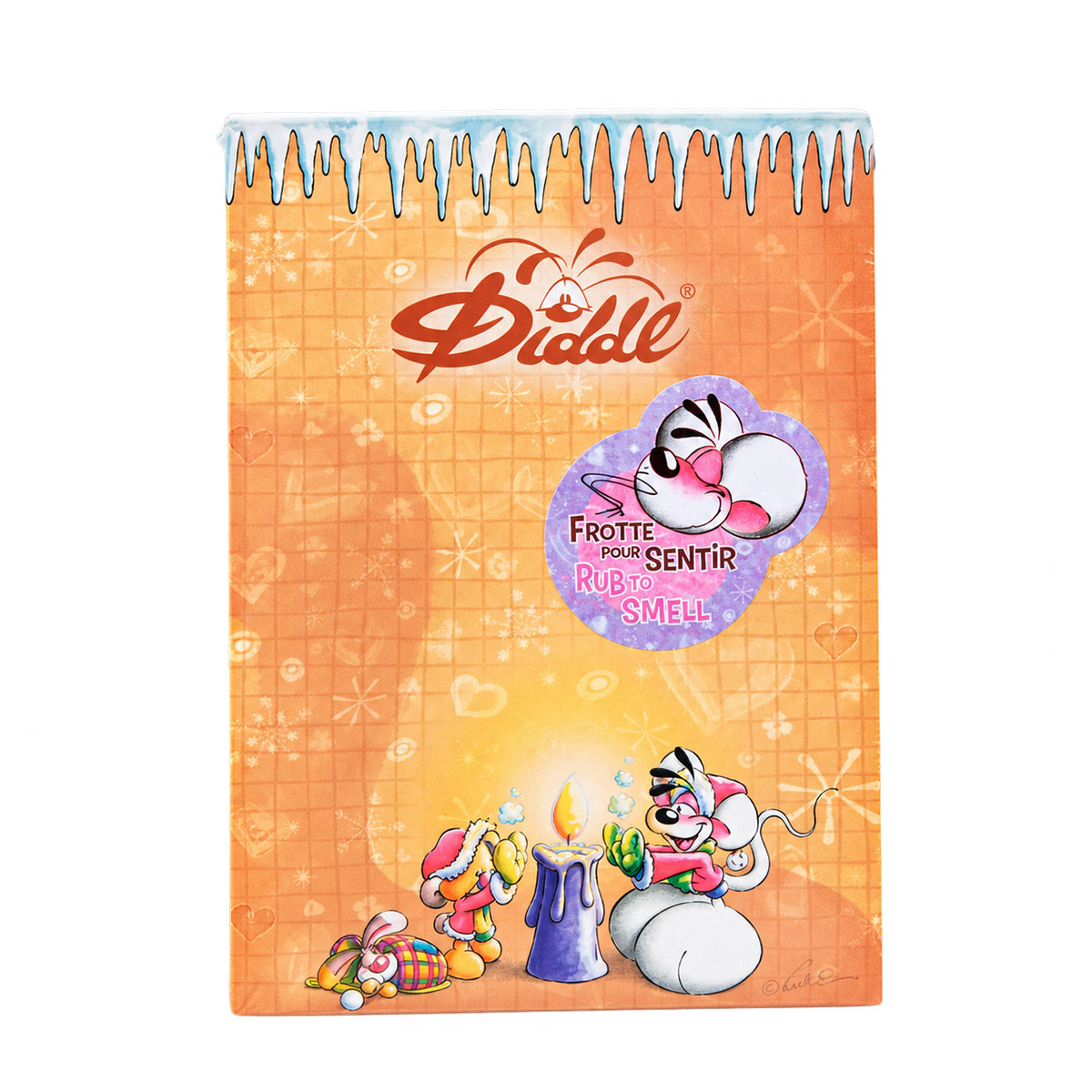 Bloc-notes Diddl hiver parfum� A6 � 1 seul carnet al�atoire