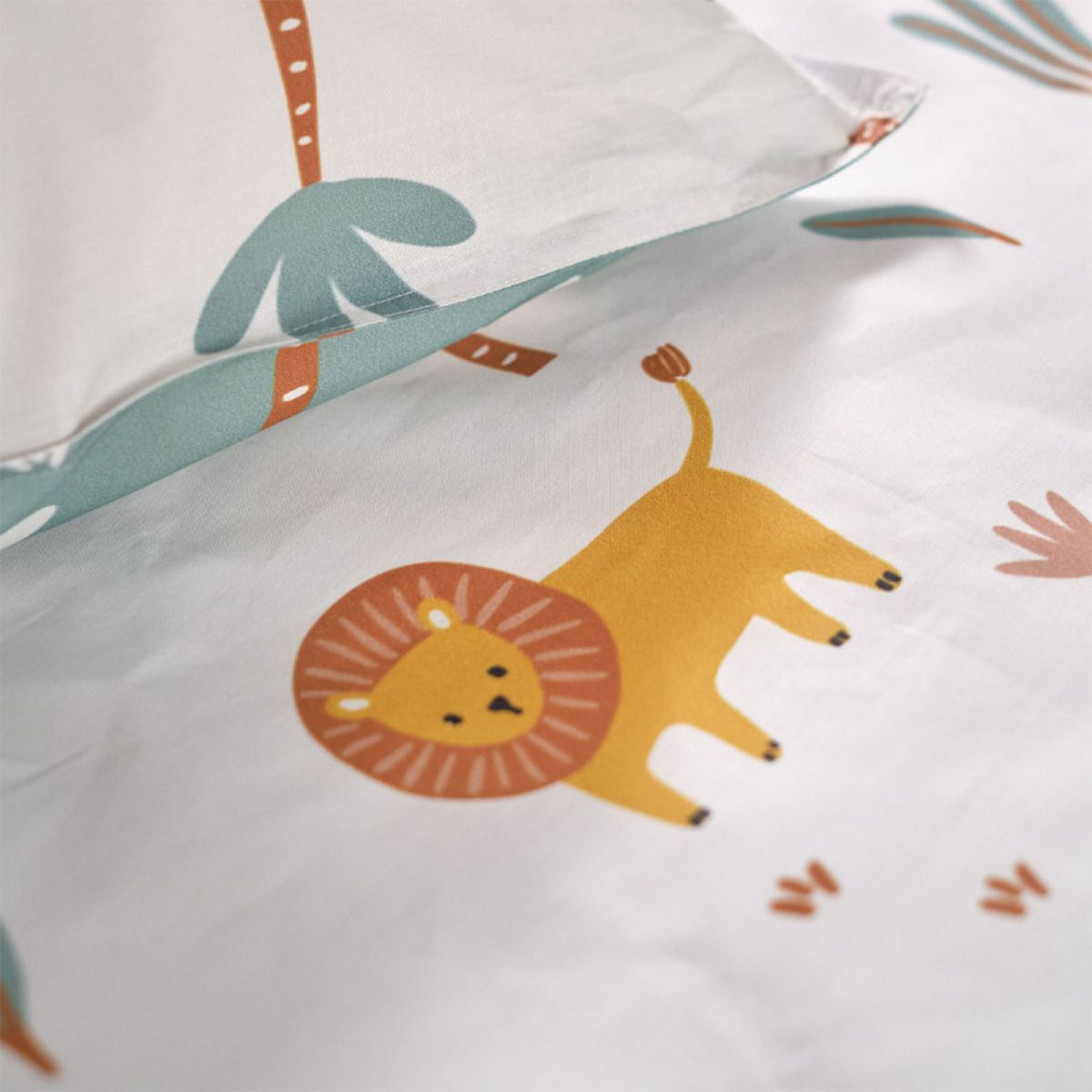 Parure de lit enfant Happy Safari  140 x 200 cm