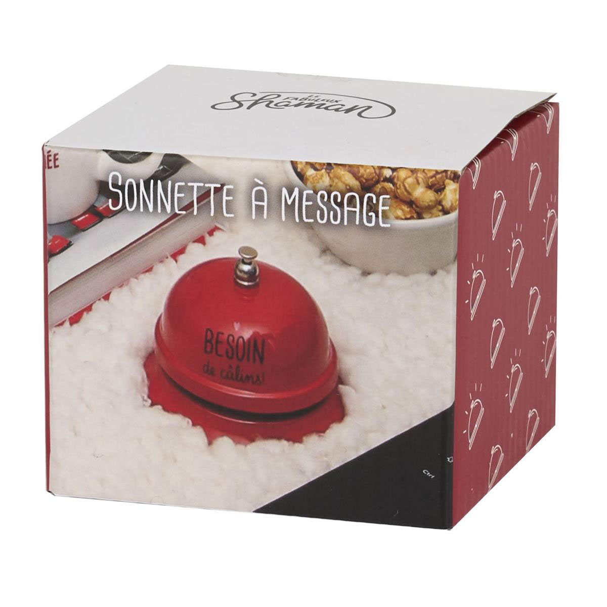 Sonnette de Table rouge en mtal - Besoin de Clins