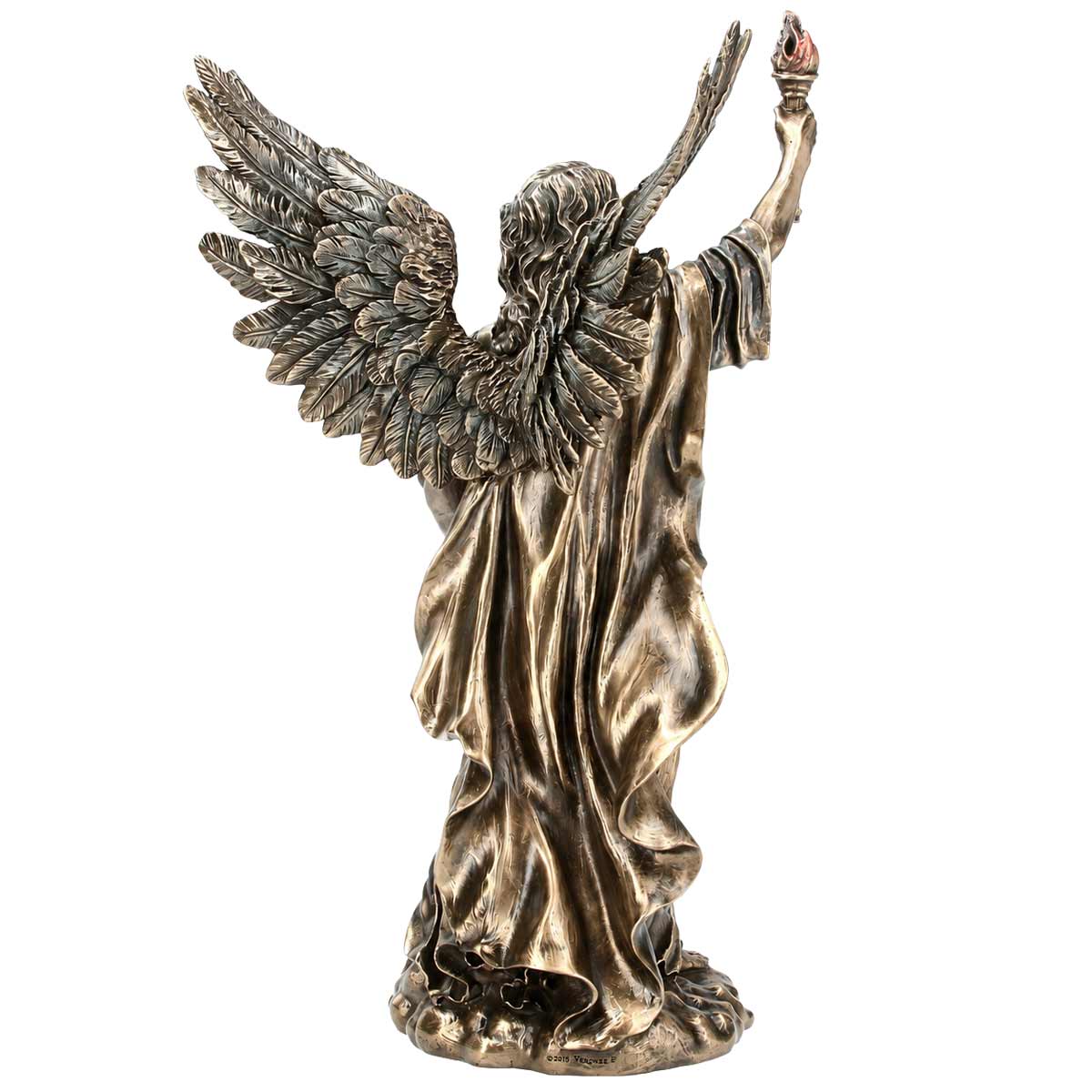 Figurine Archange Jophiel en bronze coul� � froid 34 cm