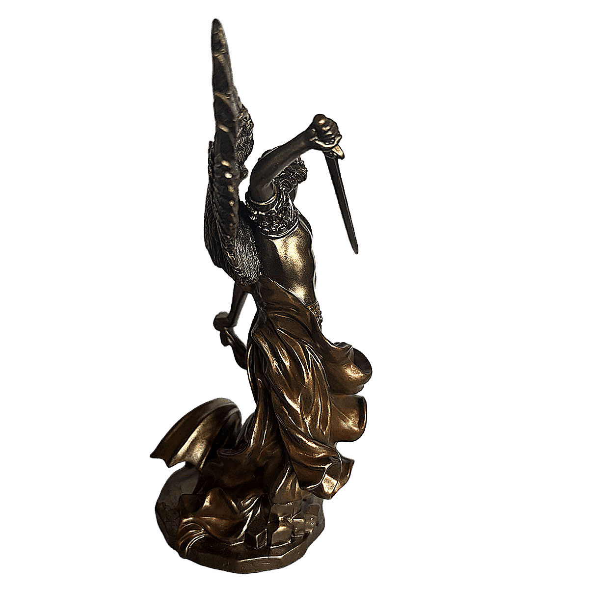 Petite statue Saint Michel Archange terrassant le d�mon