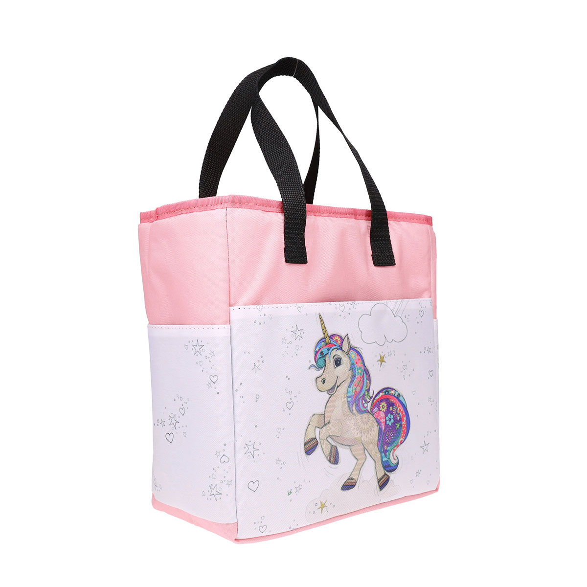 Sac isotherme licorne rose Kiub 26 x 14,5 x 28,5 cm
