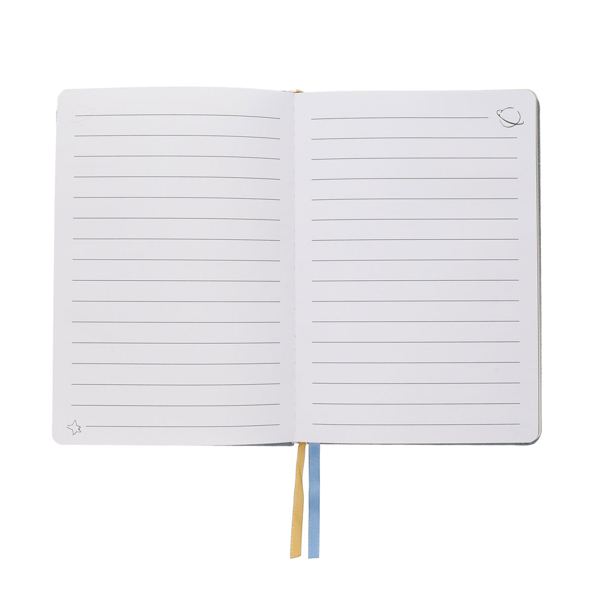 Carnet A5 Le Petit Prince bleu et dor� 160 pages