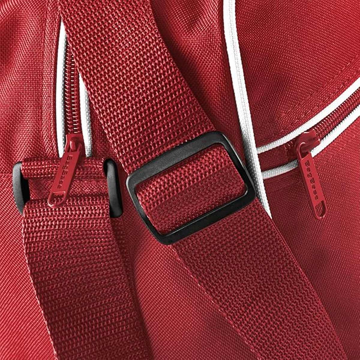 Sac bandouli�re r�tro rouge Bag Base