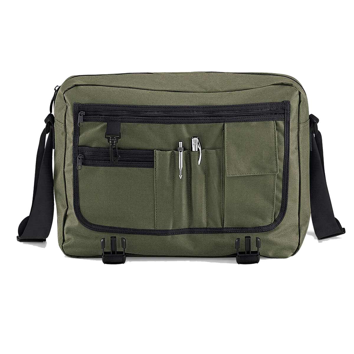 Sac messager r�tro kaki Bag Base