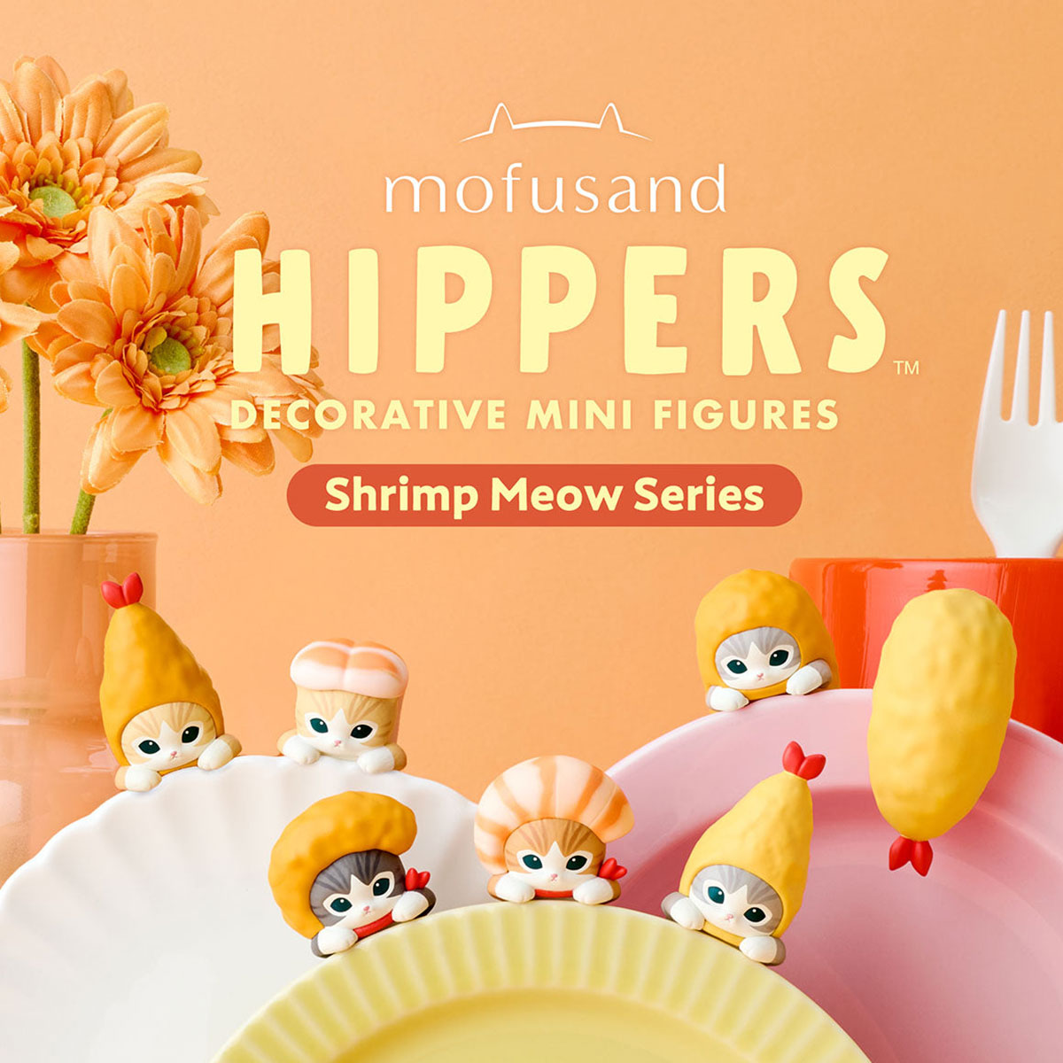 Figurine Hippers Mofusand Vol 2 Shrimp Meow Series
