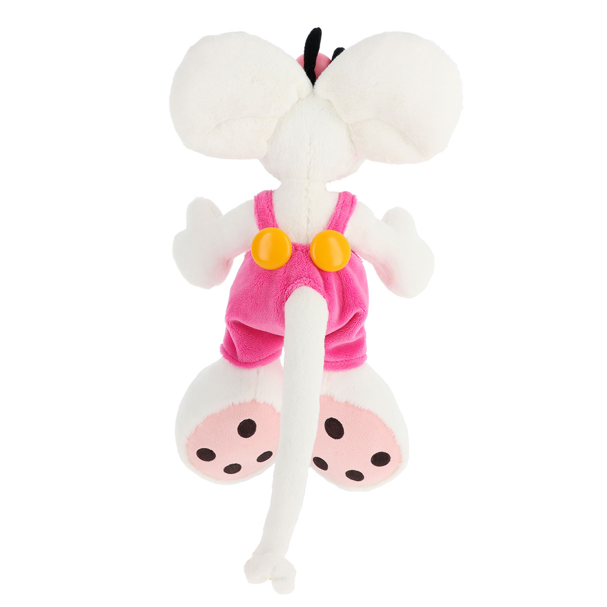 Peluche Diddl en salopette rose  30 cm