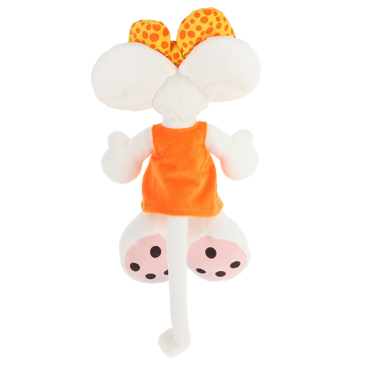 Peluche Diddlina en robe orange  30 cm