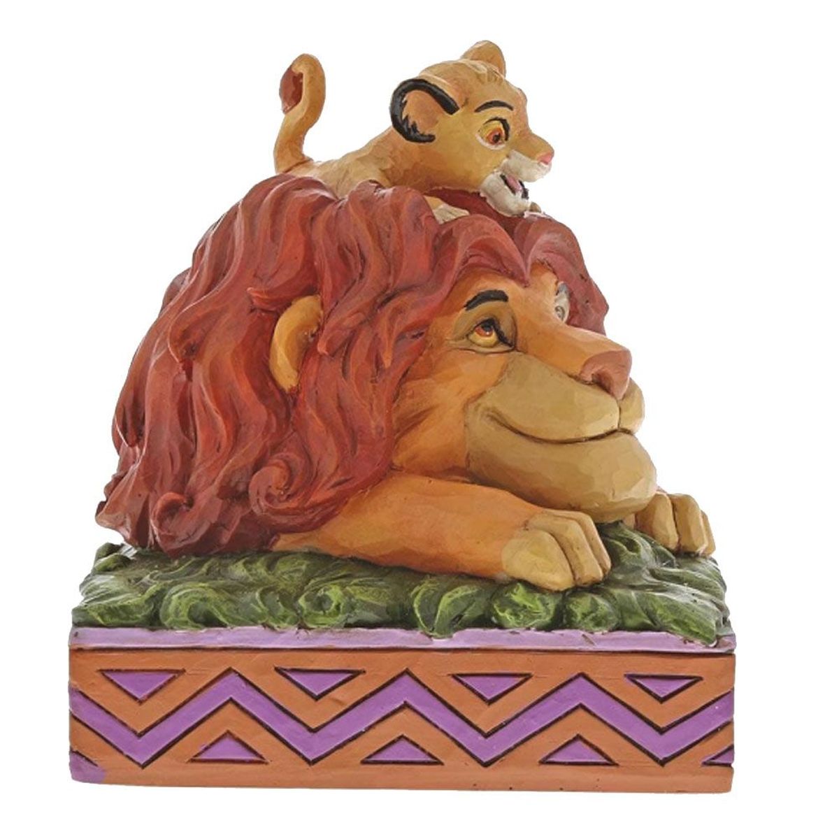 Figurine Le Roi Lion Simba Et Mufasa Disney Traditions