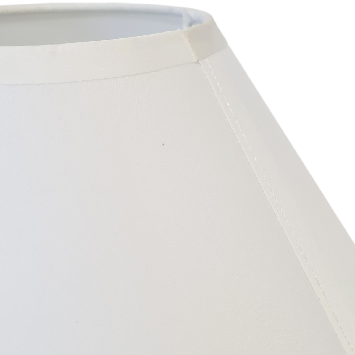 Abat-jour conique de couleur blanche - 30 cm