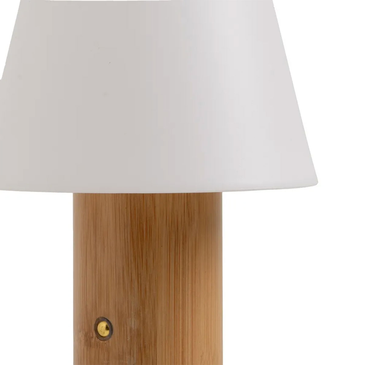 Lampe LED en bambou naturel  3 tons de lumire