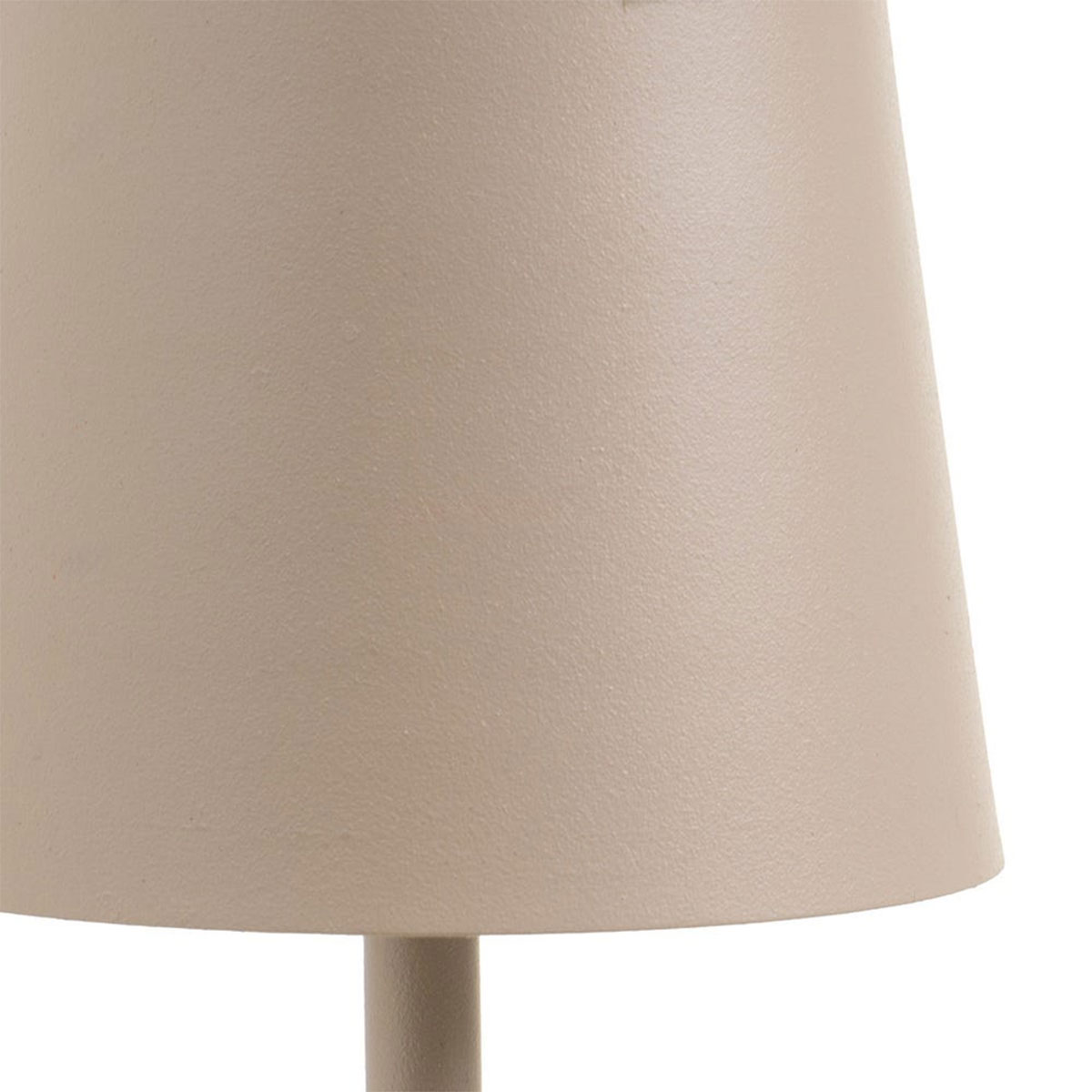 Lampe LED sans fil greige tactile 27 cm rechargeable USB