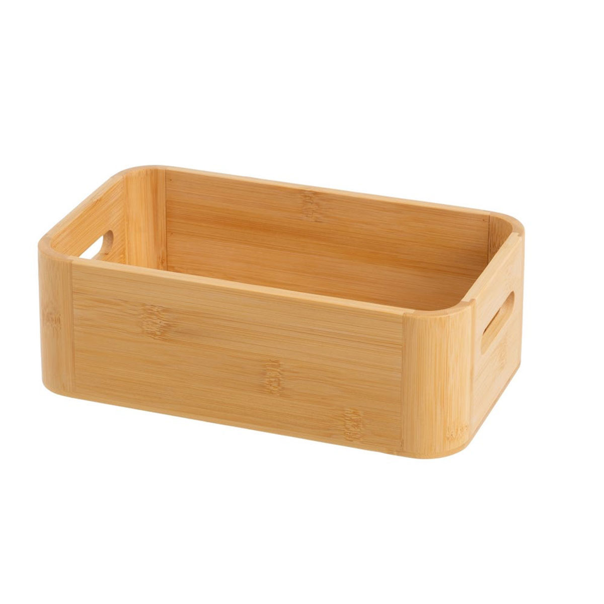 Set de 3 caisses en bambou  rangements naturels pour la maison