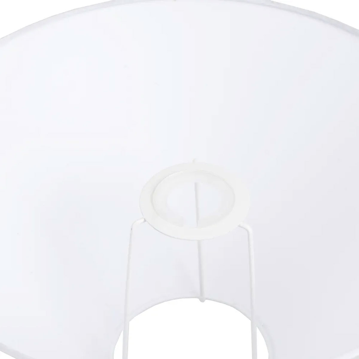 Abat-jour conique blanc � Hauteur 17,5 cm