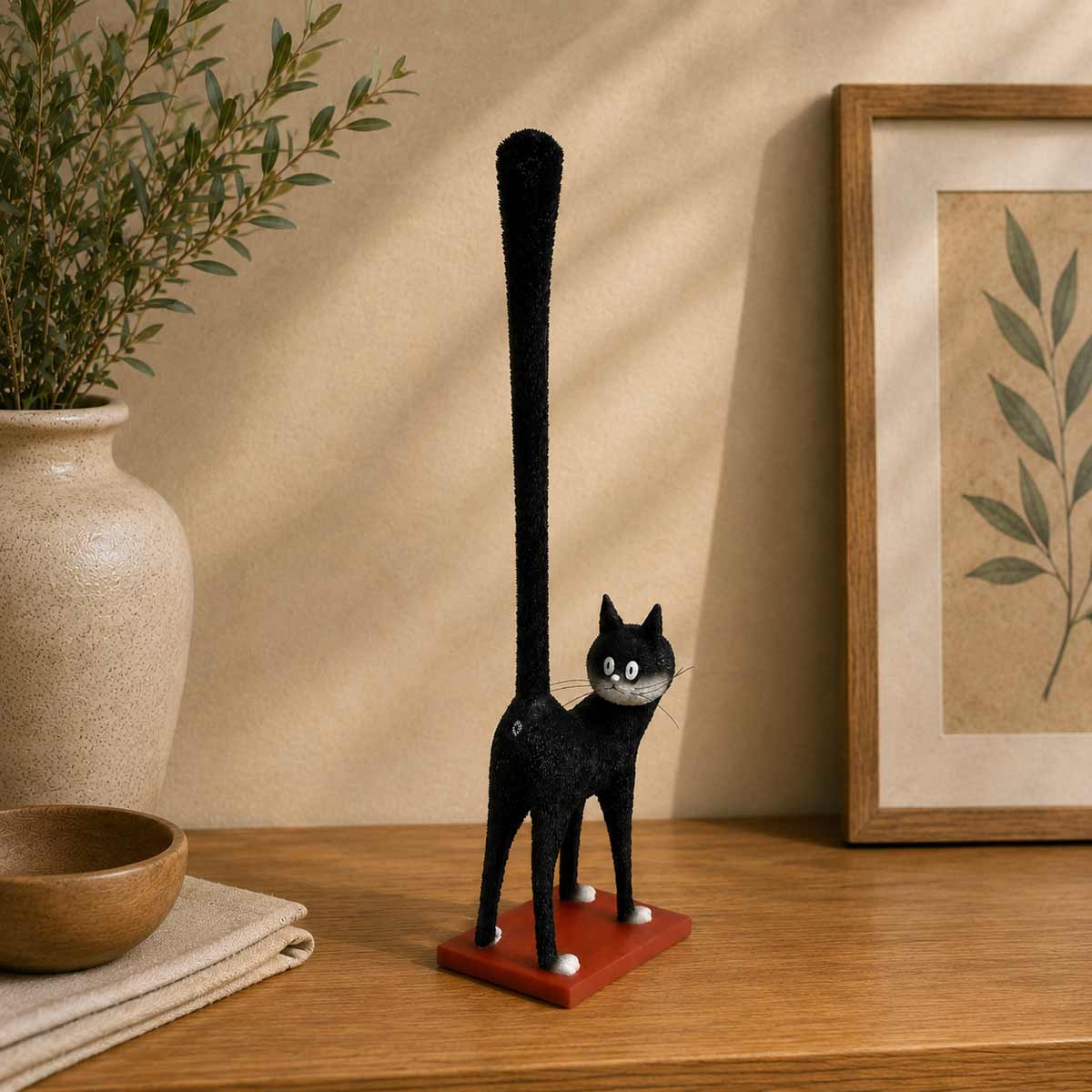 Figurine chat Le troisi�me oeil de Dubout 32 cm