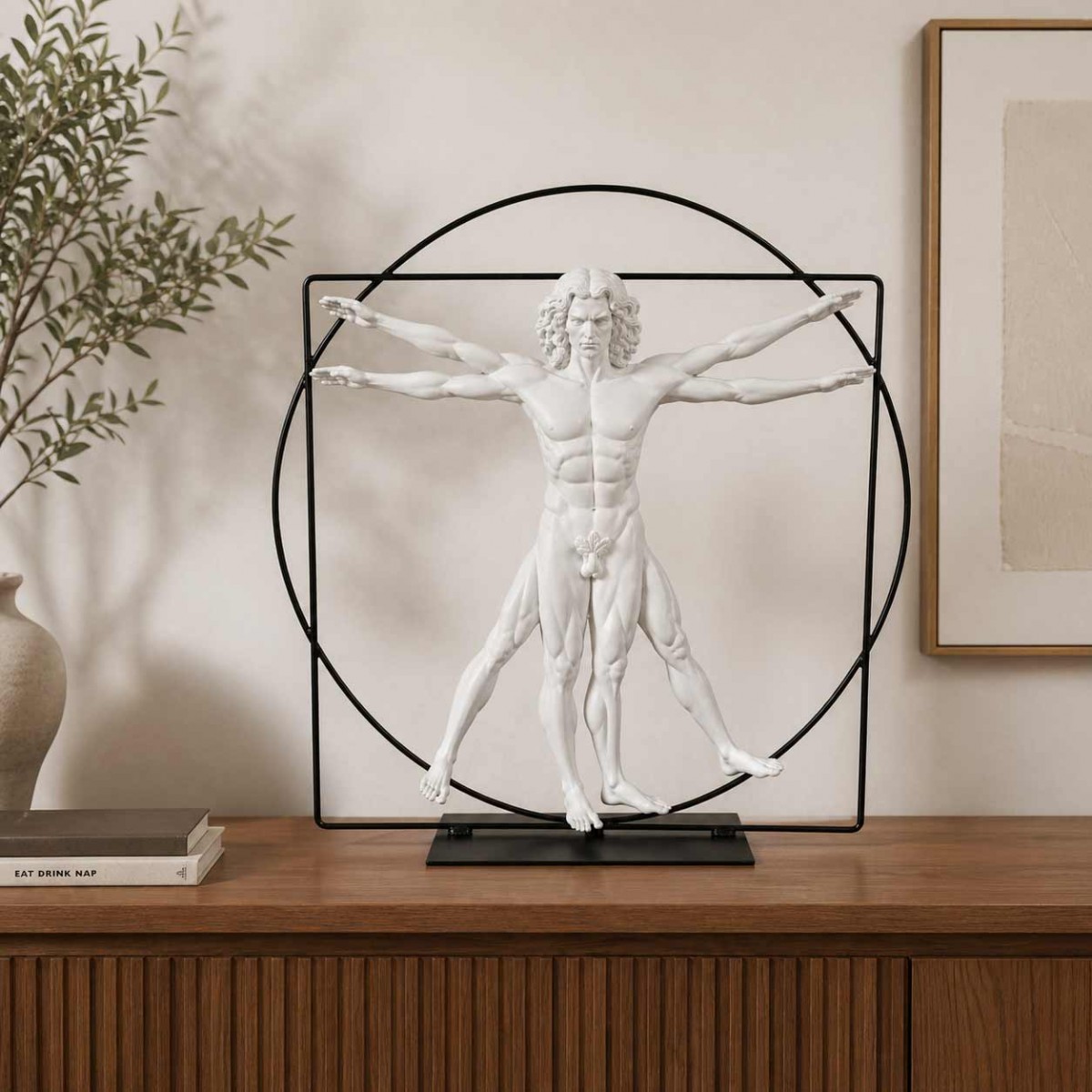 Figurine L�onard de Vinci � L�Homme de Vitruve 41 cm