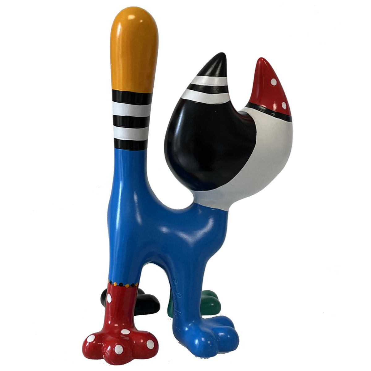 Figurine Ink le chat par l'artiste Jacky Zegers 22 cm