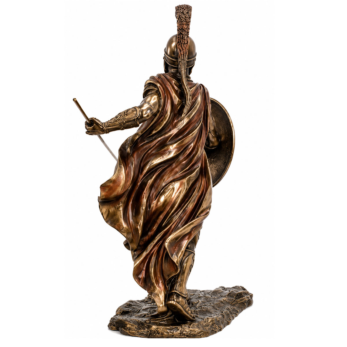 Statue Achille en r�sine aspect bronze 28,5 cm