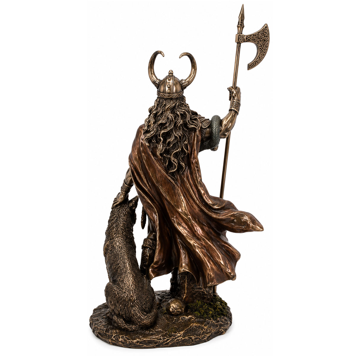 Statue Loki en r�sine aspect bronze 32,5 cm