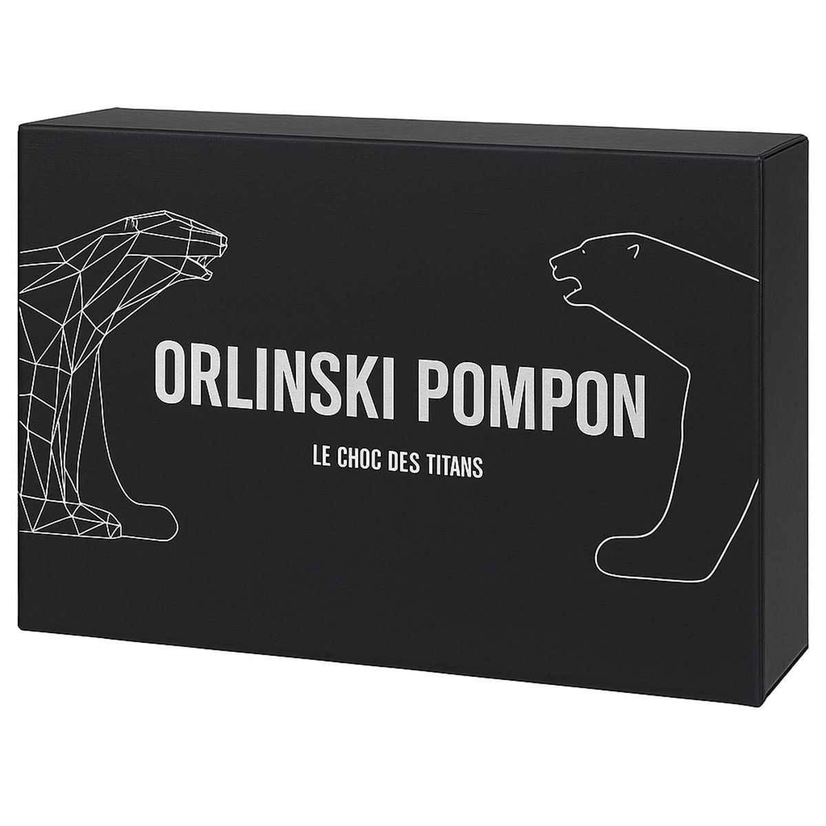 Figurine Orlinski � Ours Pompon Silver