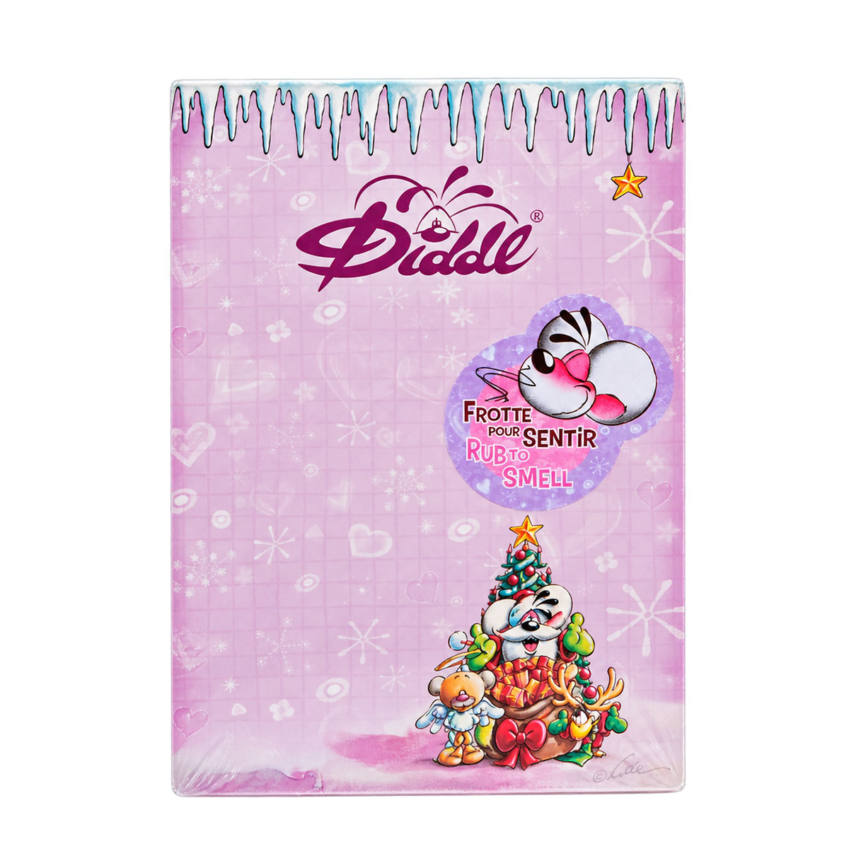 Bloc-notes Diddl hiver parfum� A6 � 1 seul carnet al�atoire