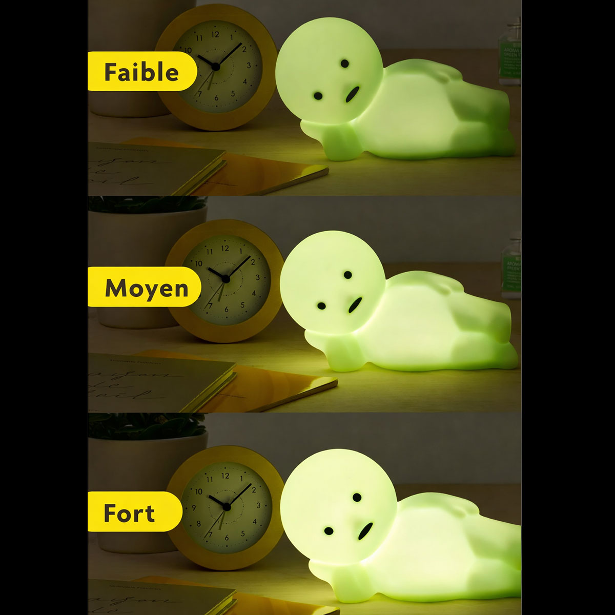 Lampe tactile Smiski Lounging Veilleuse LED rechargeable