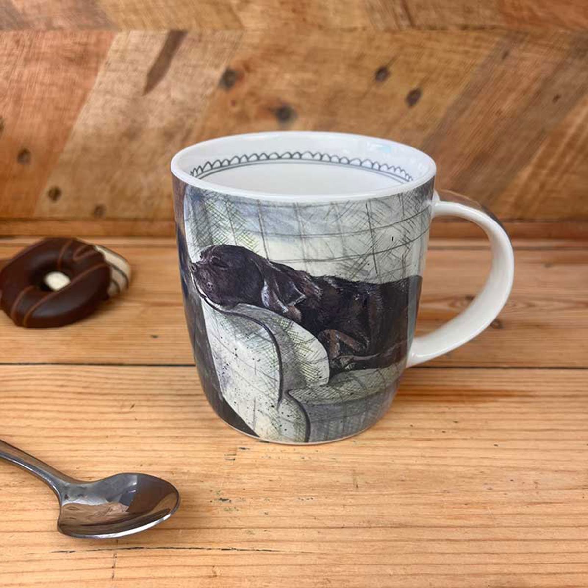 Mug en porcelaine Buddy le chien par Alex Clark