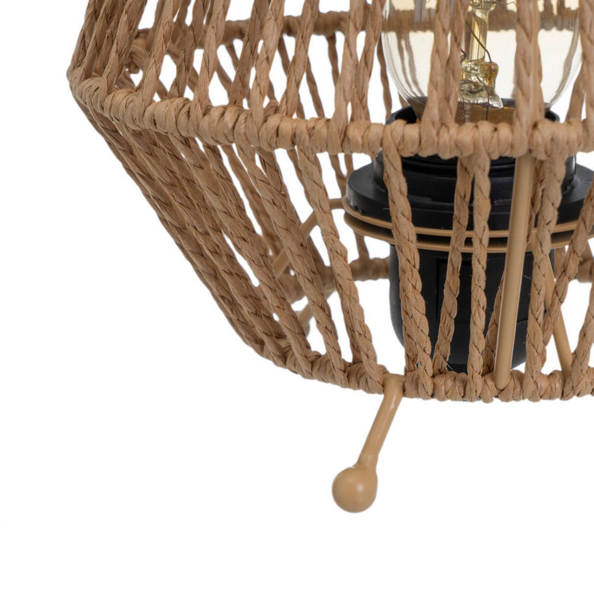 Lampe � poser en fibre de papier naturel 20 cm