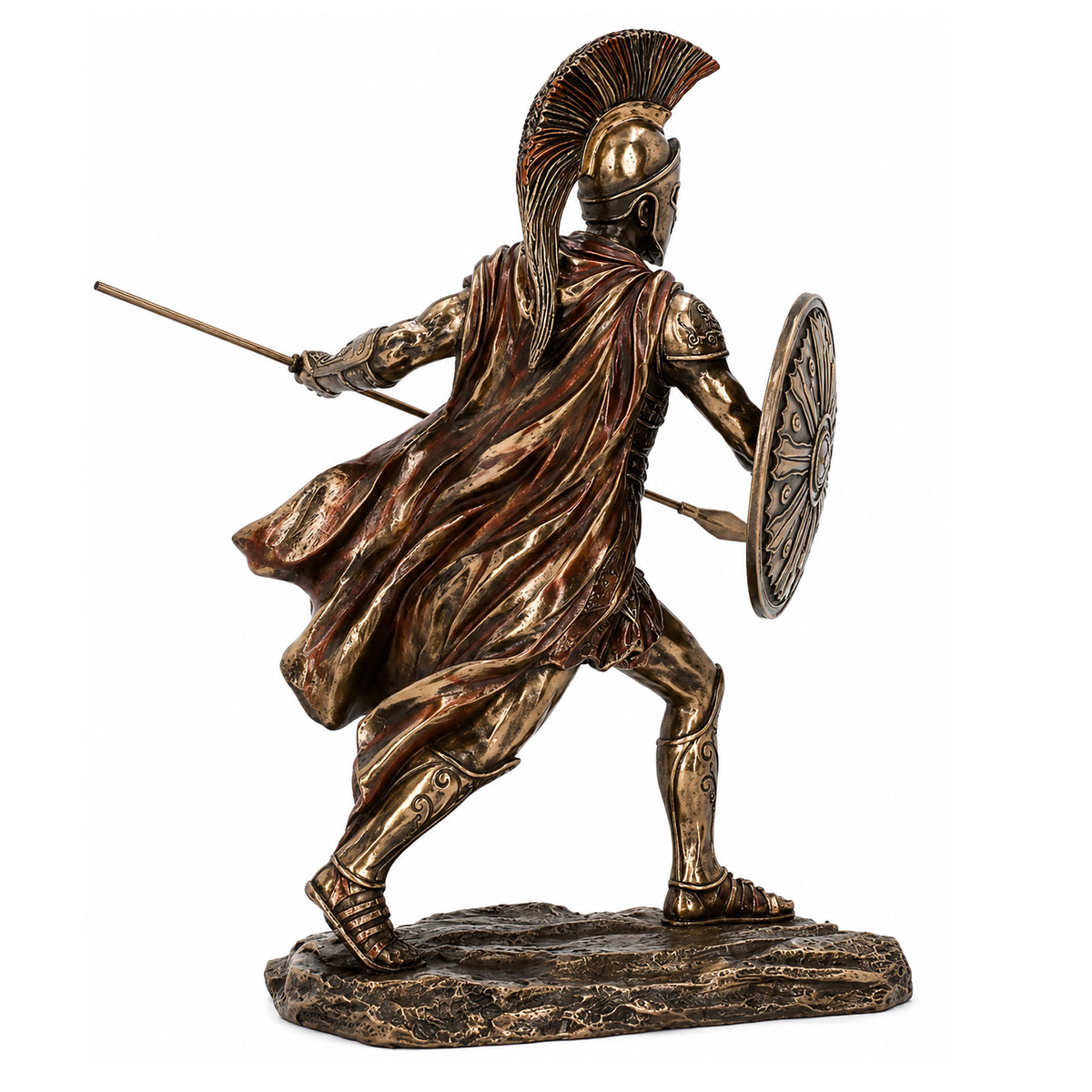 Statue Achille en r�sine aspect bronze 28,5 cm