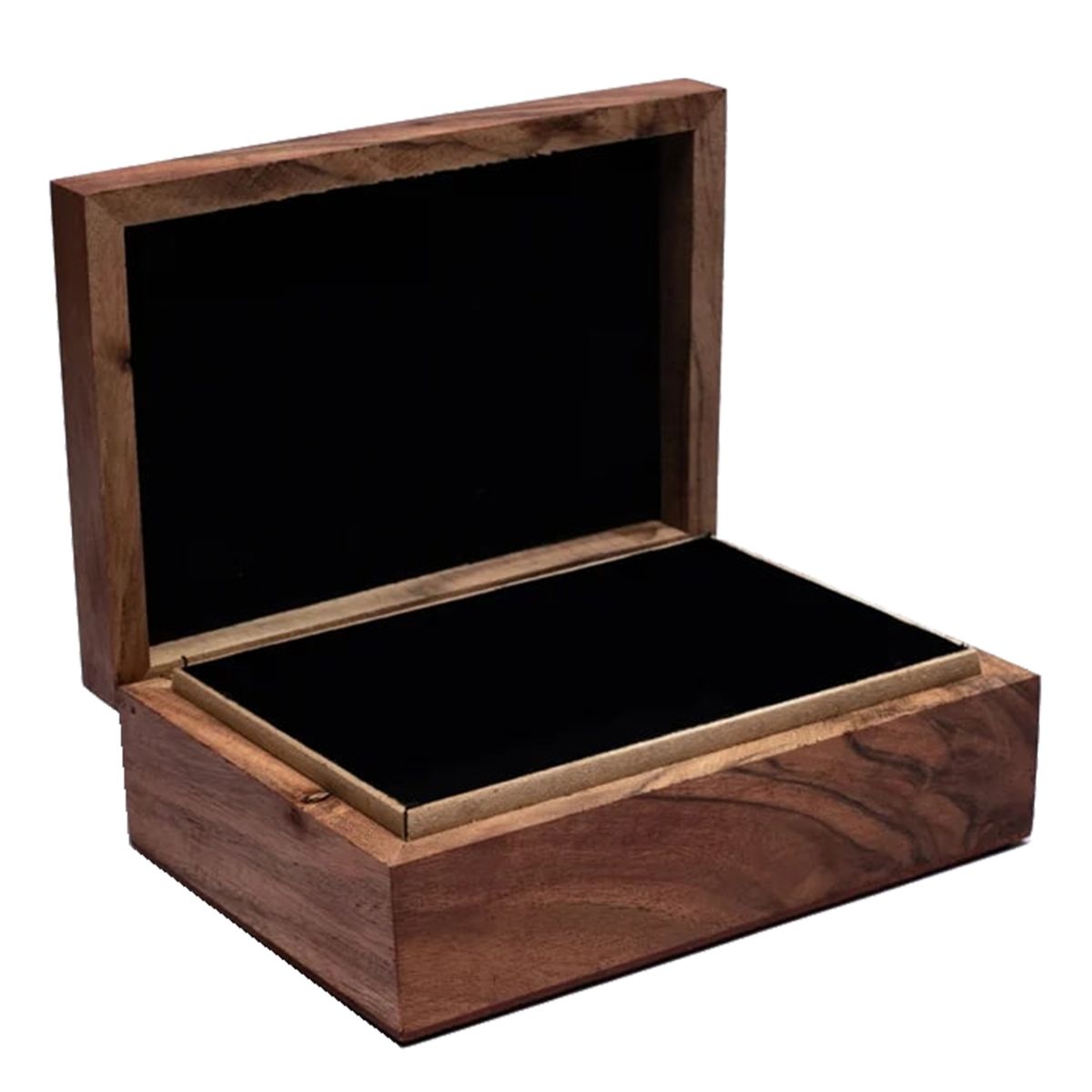 Boite pour tarots OM en bois sculpt 18 cm - AUM