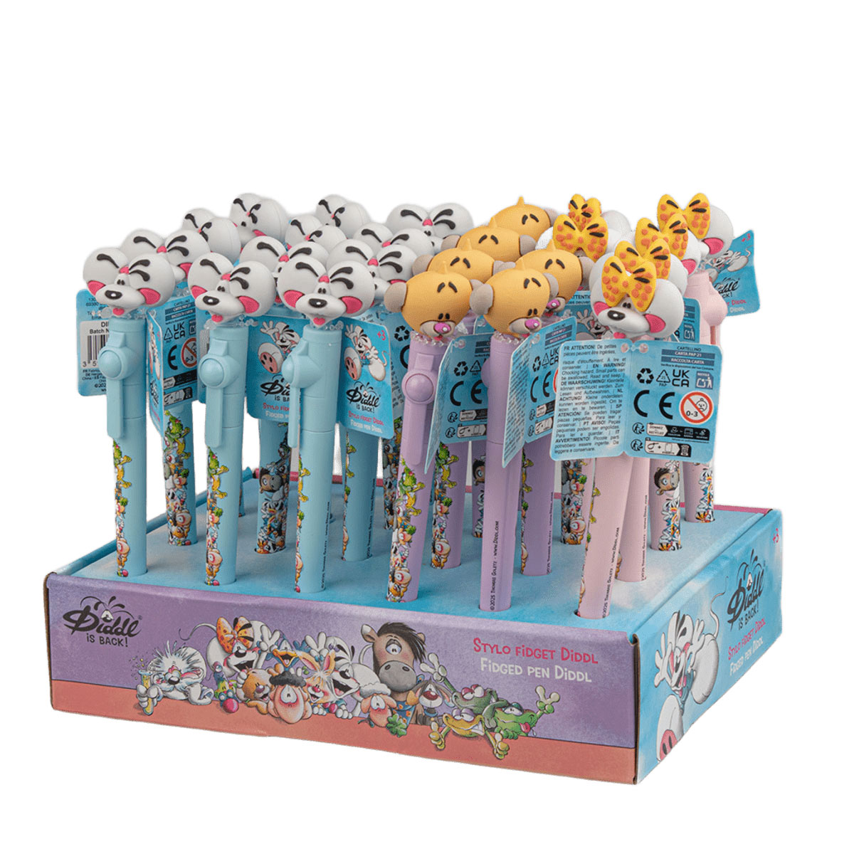 Stylo Fidget Diddl modle alatoire