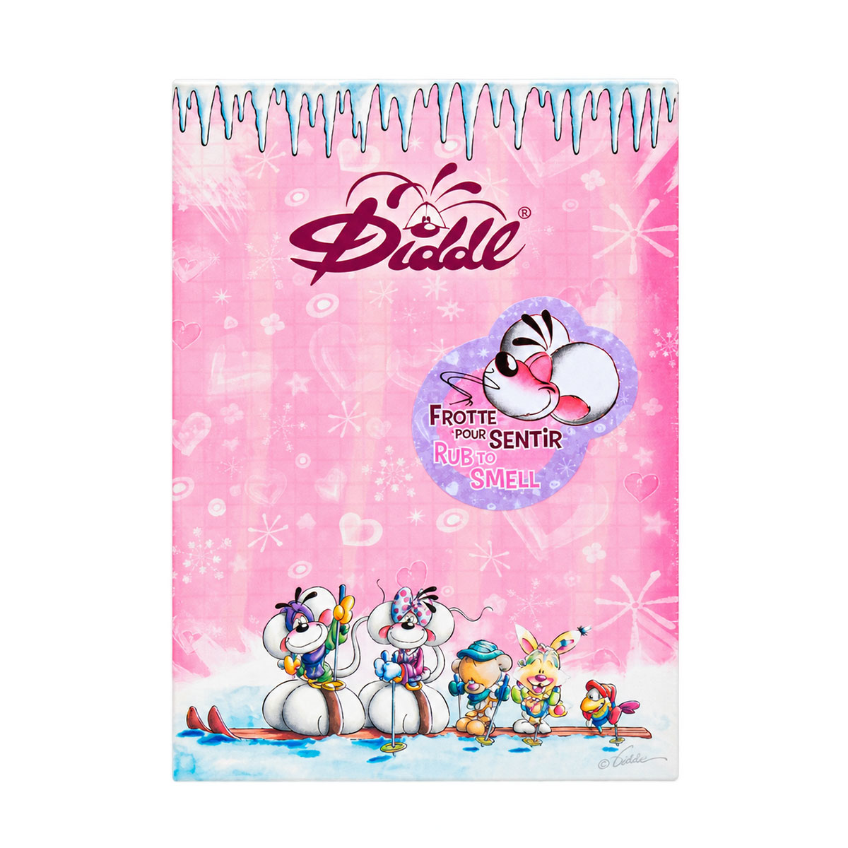 Bloc-notes Diddl hiver parfum� A6 � 1 seul carnet al�atoire