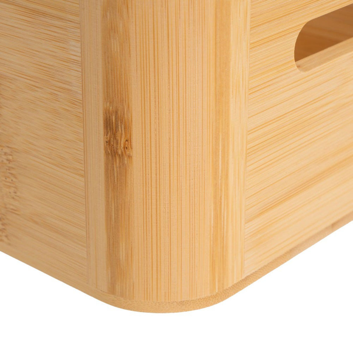 Set de 3 caisses en bambou  rangements naturels pour la maison