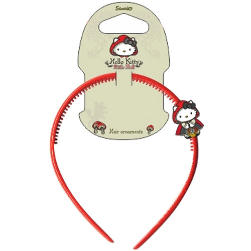 Serre tete Hello Kitty rouge Chaperon