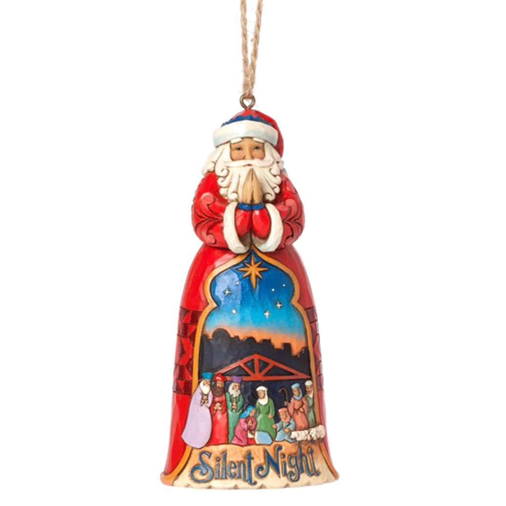 Figurine ornement de sapin Nol Silent Night Santa