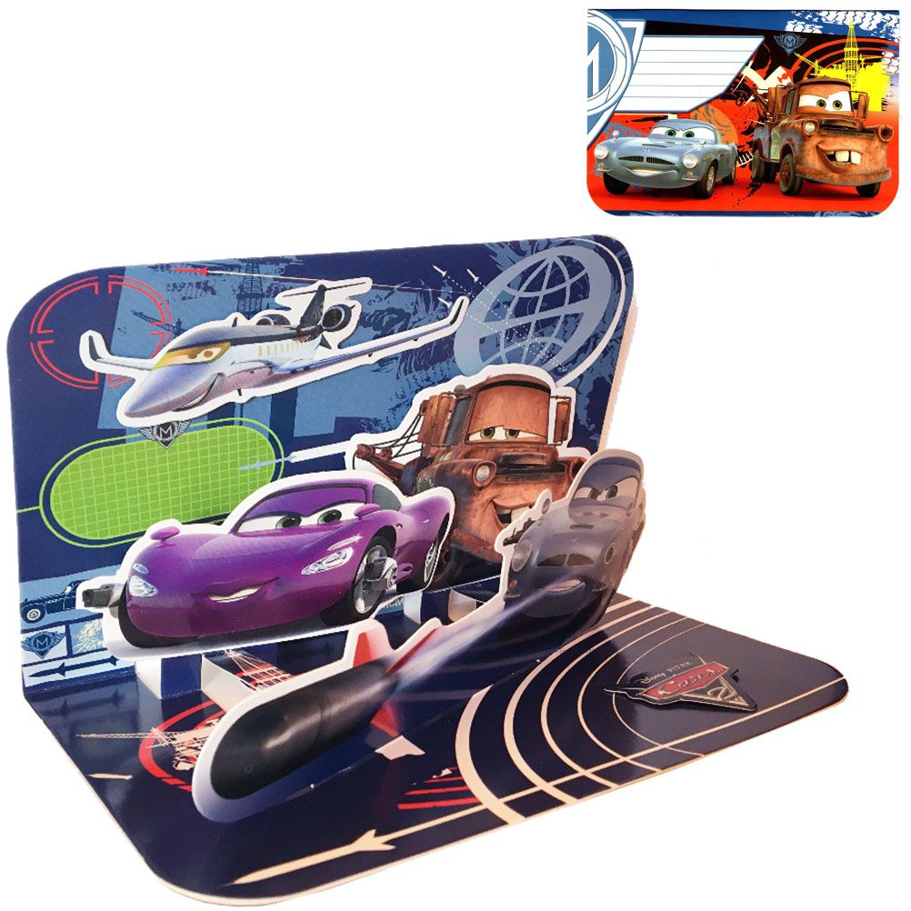 Carte Pop-up Disney - Cars - Mission Secrte