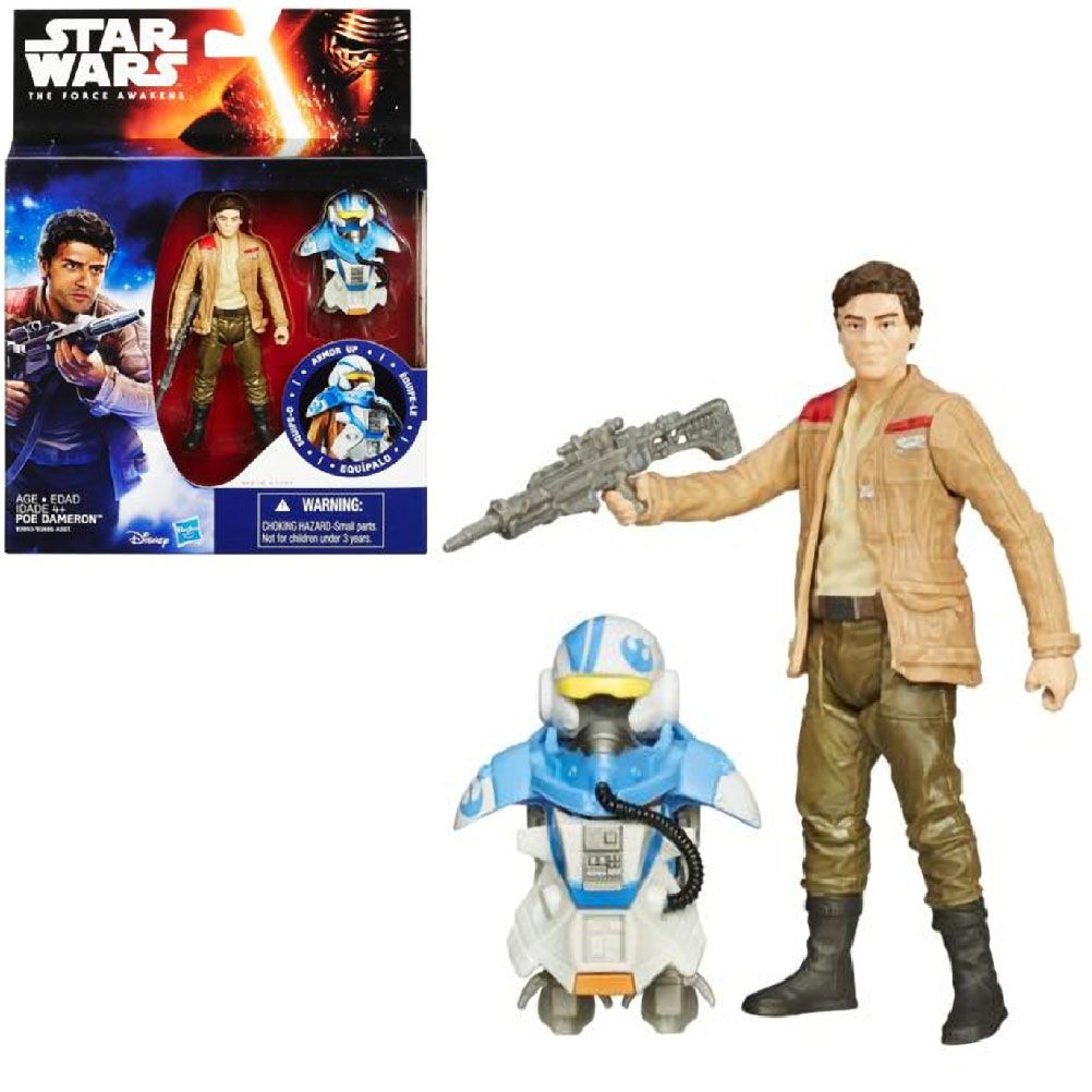Figurine Star Wars Poe Dameron avec armure