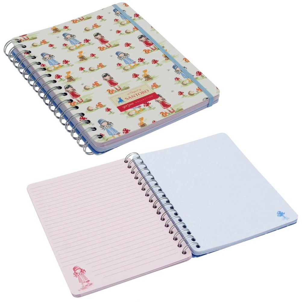 Carnet de notes  spirale Gorjuss - Toadstools et Ladybirds