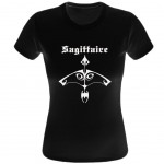 T-Shirt Astrologie Sagittaire par CBK Noir 100% coton