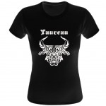 T-Shirt Astrologie Taureau par CBK Noir 100% coton